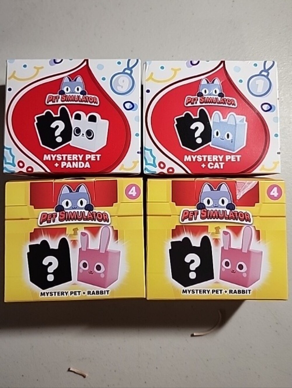 McDonalds 2024 - Pet Simulator Happy Meal Toys - SET OF 4 TOYS